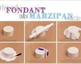 Schritt-für-Schritt-Anleitung: Fondant ausrollen tipps für Torten. Zeigt das Ausbreiten, Formen und Bedecken einer Torte mit Fondant.